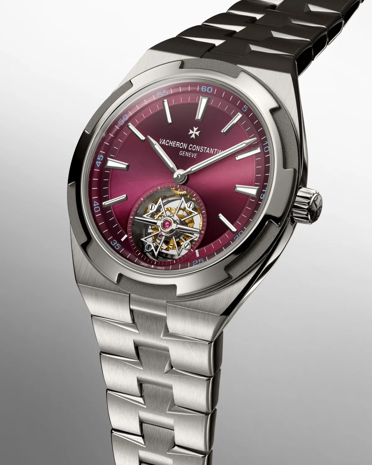 Details of the Vacheron Constantin Overseas Tourbillon watch
