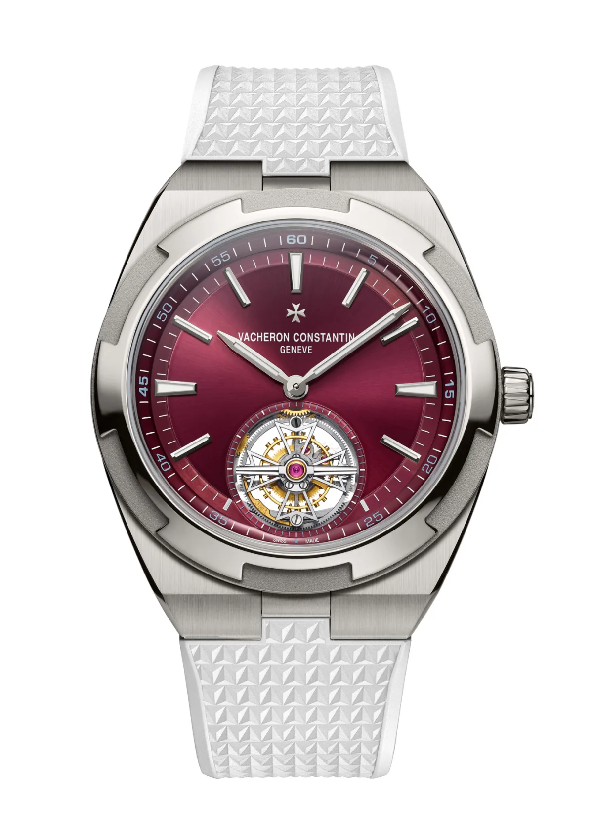 Rubber straps included with Vacheron Constantin Overseas Tourbillon