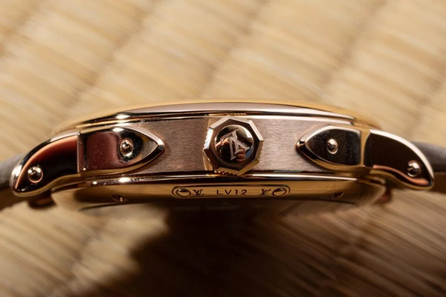 Dial of Louis Vuitton Escale Minute Repeater with guilloché