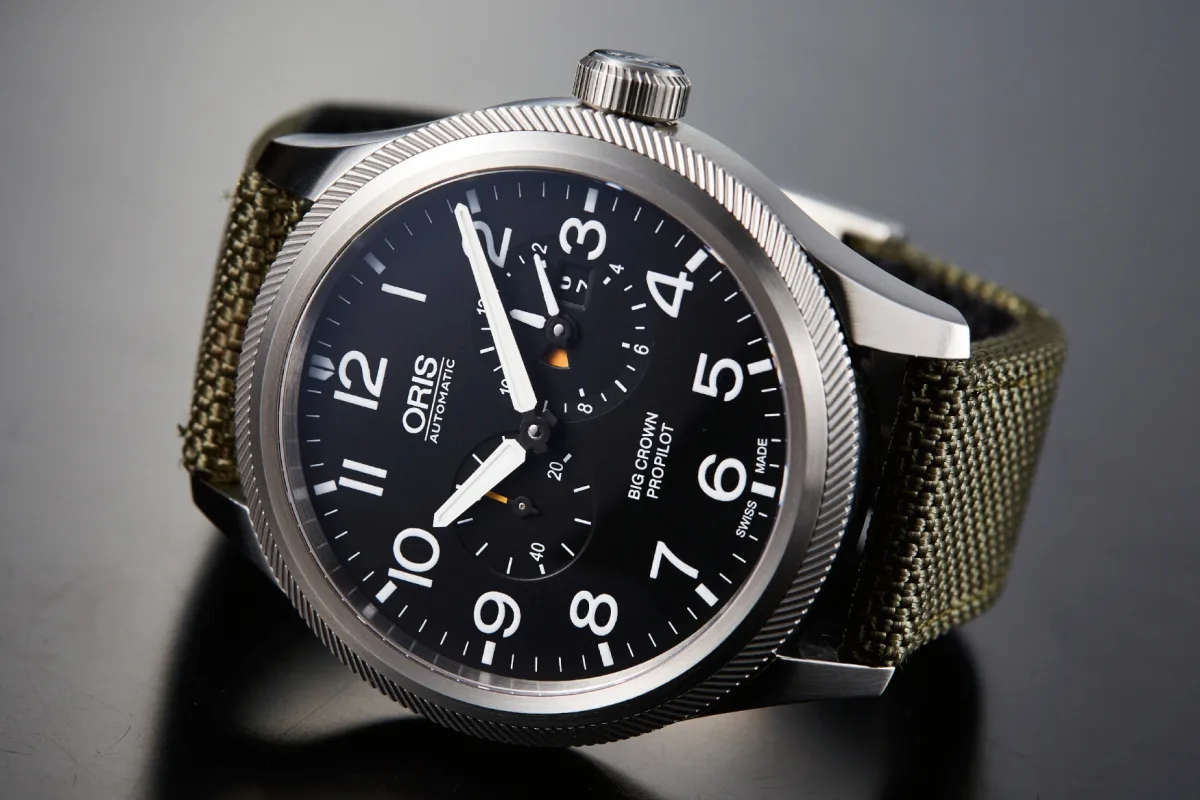 Oris Big Crown ProPilot with obelisque-style hands
