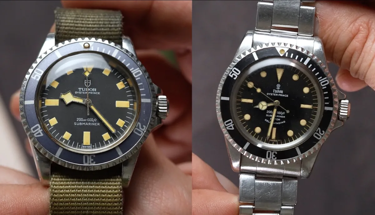 Tudor Submariner models adopted by the French Navy