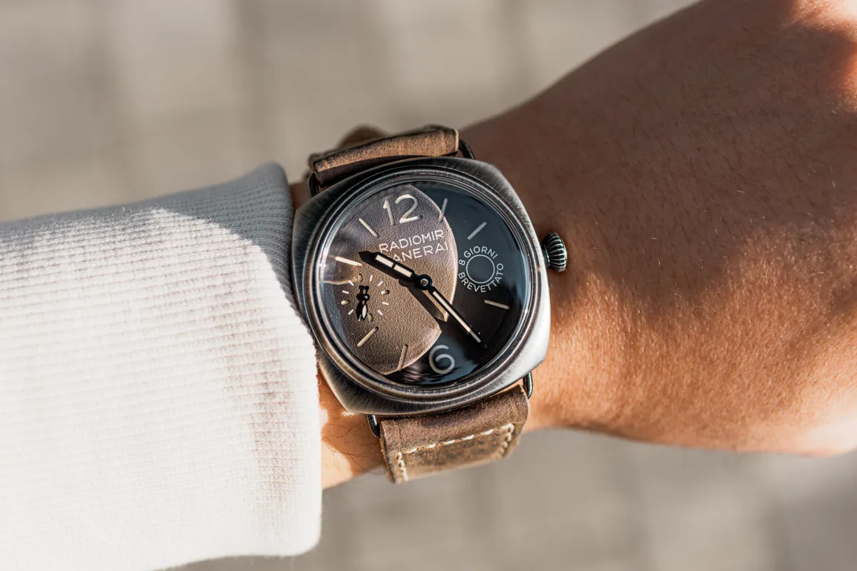 Panerai Luminor Otto Giorni PAM00915 on the wrist