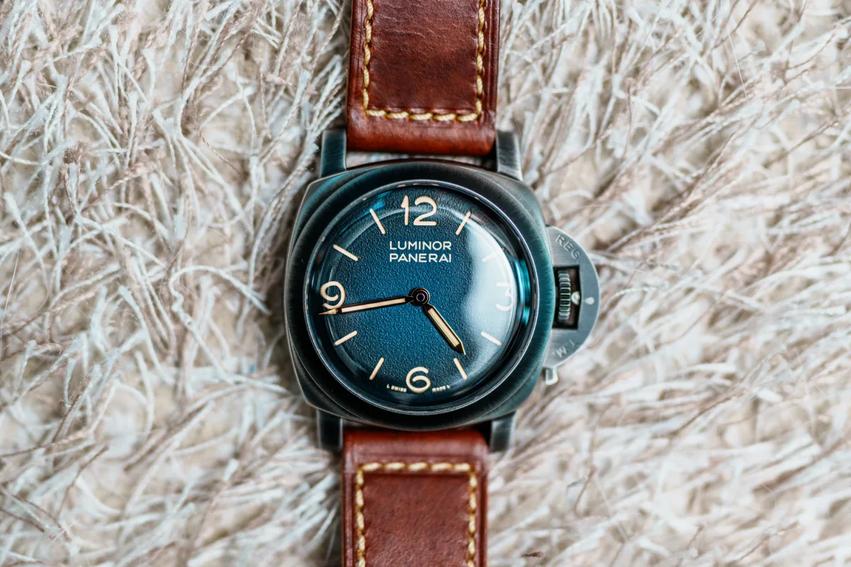 Panerai Luminor Venticinque PAM02025 with domed sapphire