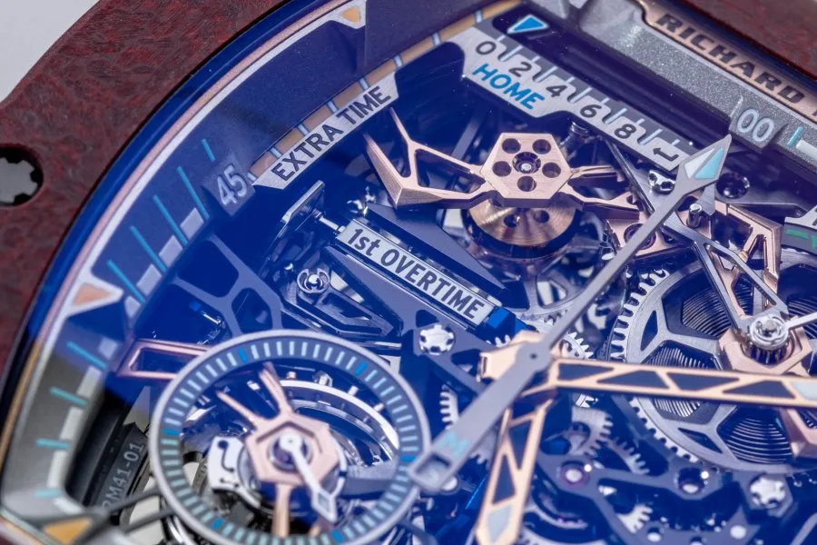 Dial layout of Richard Mille RM 41-01
