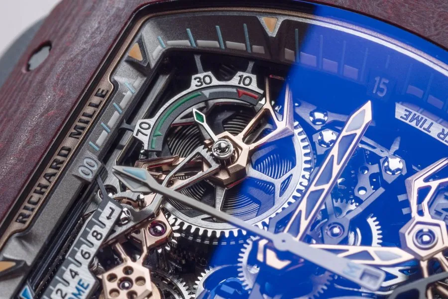 Match period and goal indicators on Richard Mille RM 41-01