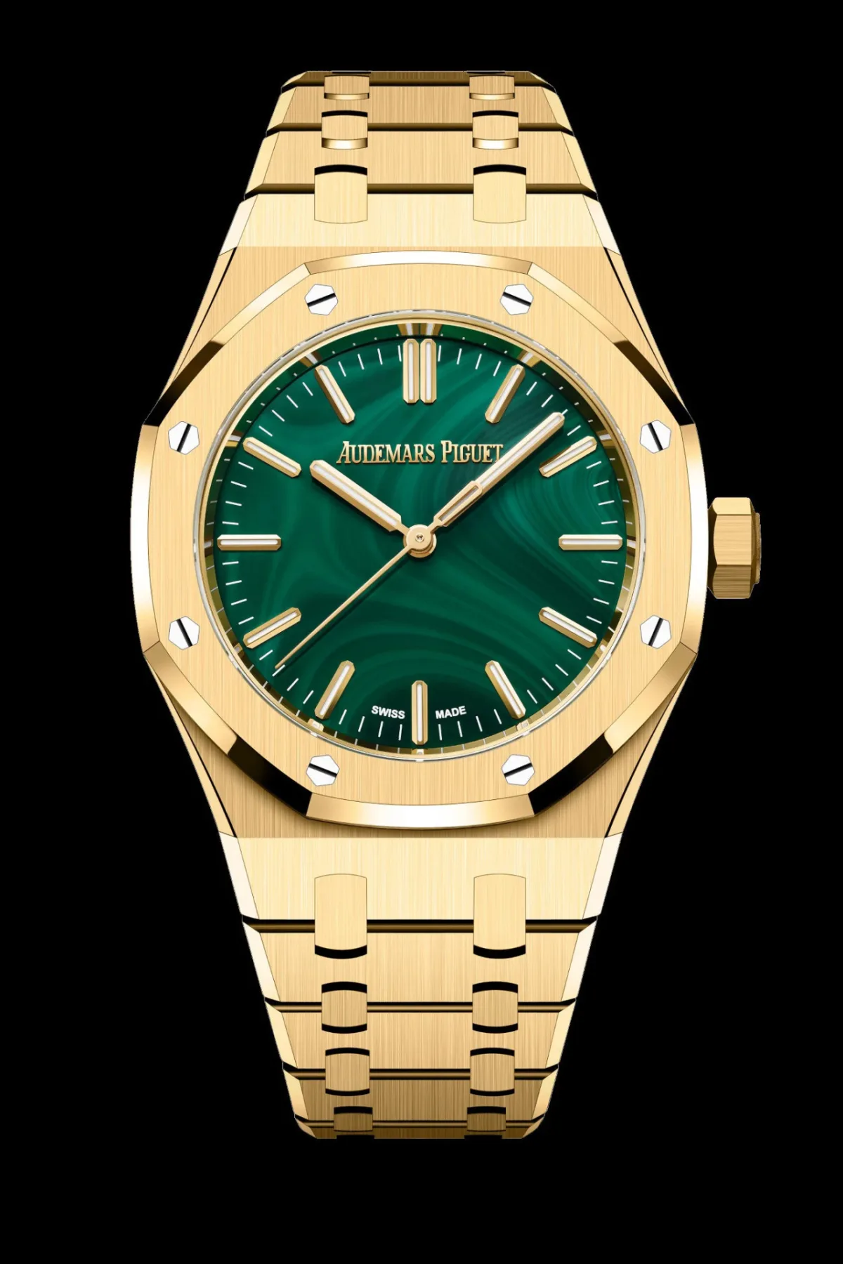 Audemars Piguet Royal Oak with malachite dial