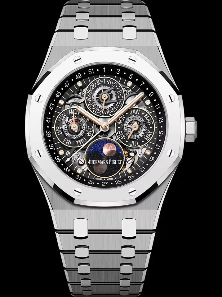 Pink gold hands of the Royal Oak 26685XT