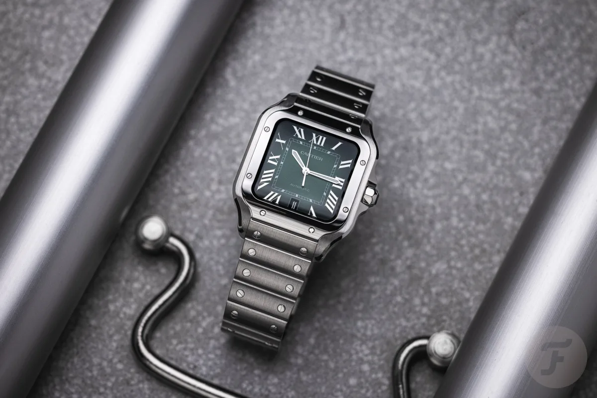 Cartier Santos Medium and Large size comparison