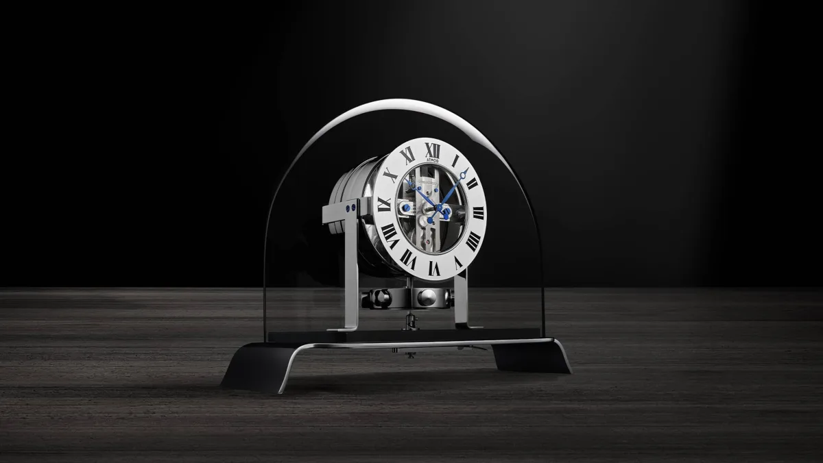 Rolex desk clock close-up