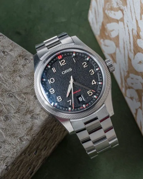Oris ProPilot Date watch with polished case
