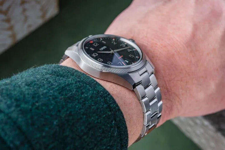 Side view of Oris ProPilot Date