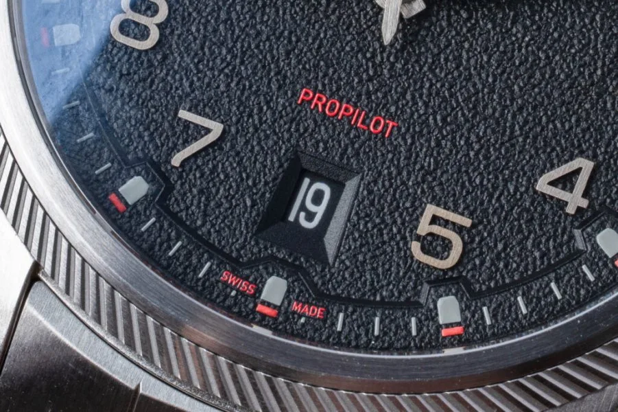 Dial of Oris ProPilot Date with date window