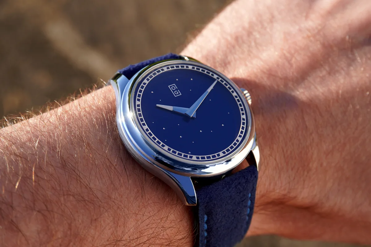 Handmade Handdn strap for Oliver Gallaugher Deep Space Blue