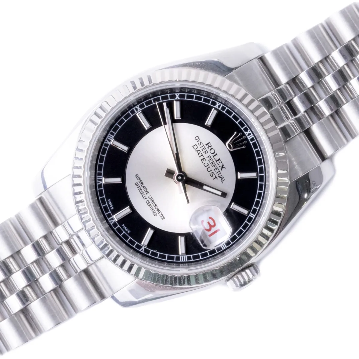 Rolex Datejust with tuxedo dial