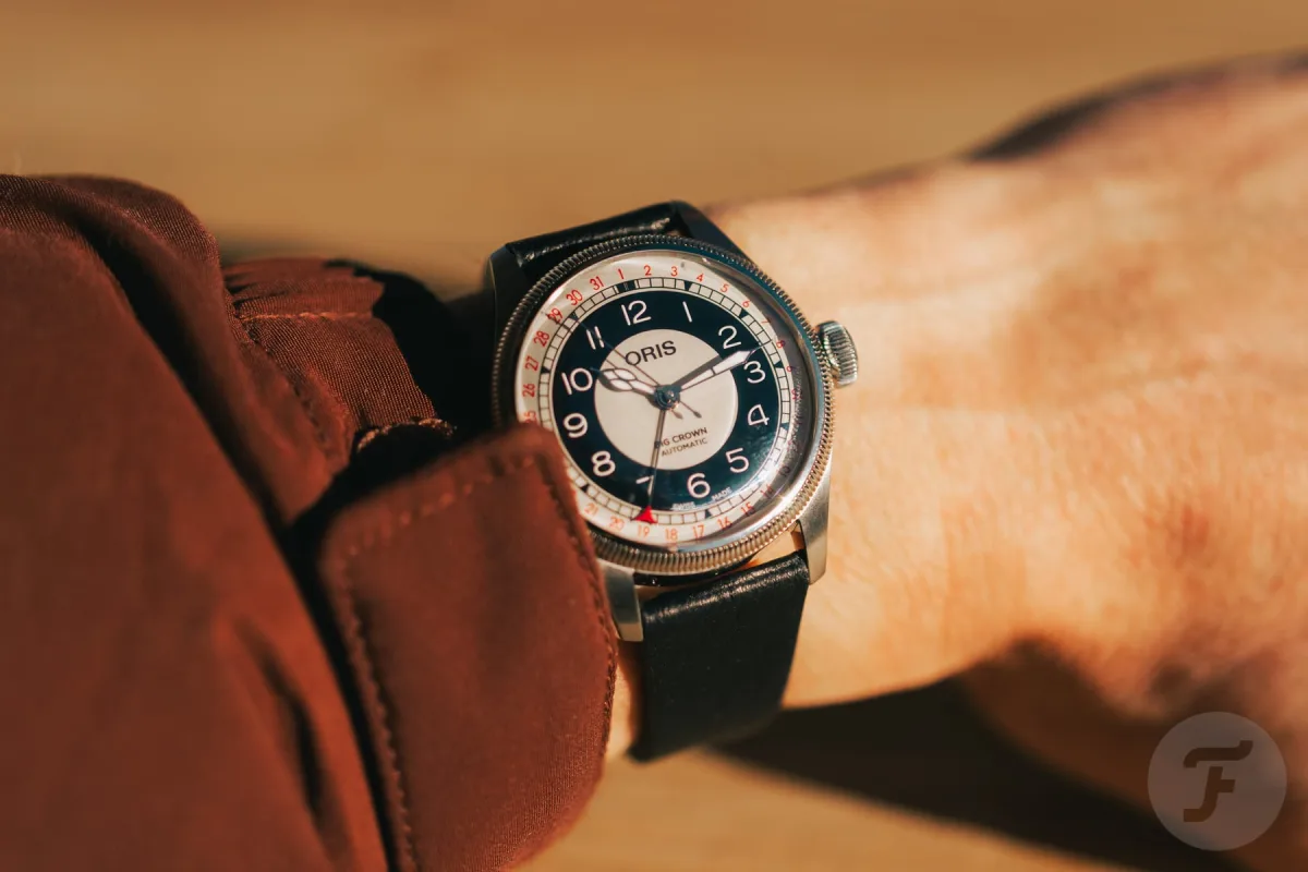 Oris Big Crown Pointer Date Bullseye watch
