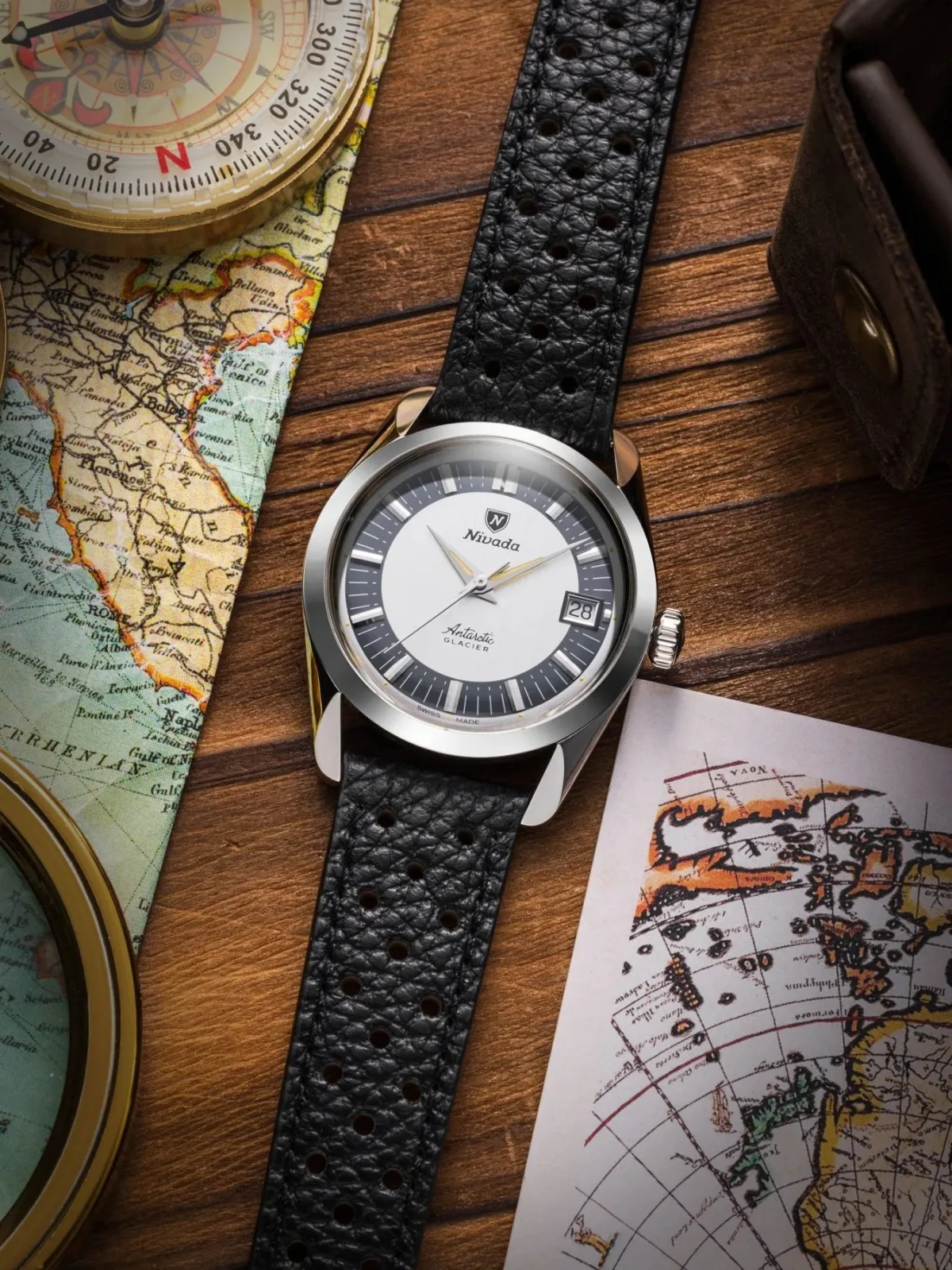 Nivada Grenchen Antarctic Glacier 35mm watch