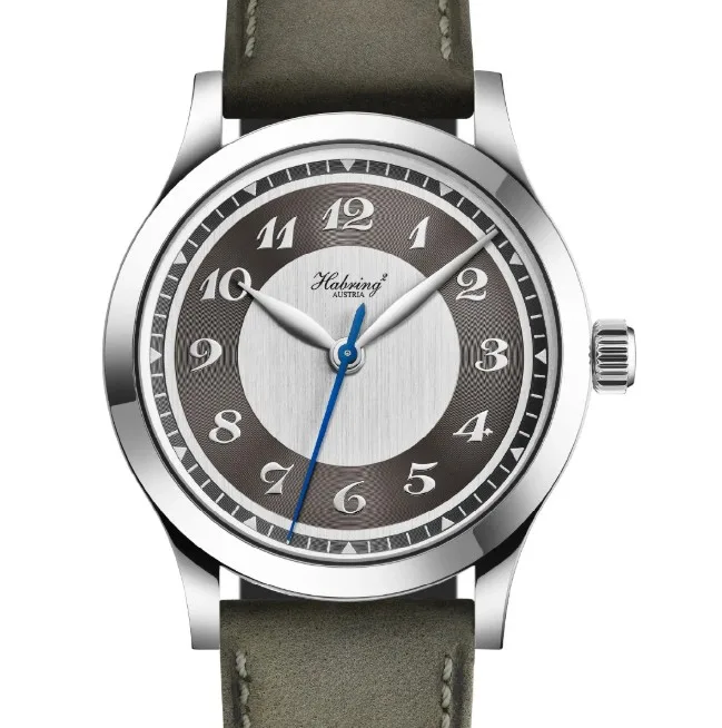 Nivada Grenchen Antarctic Glacier dial close-up