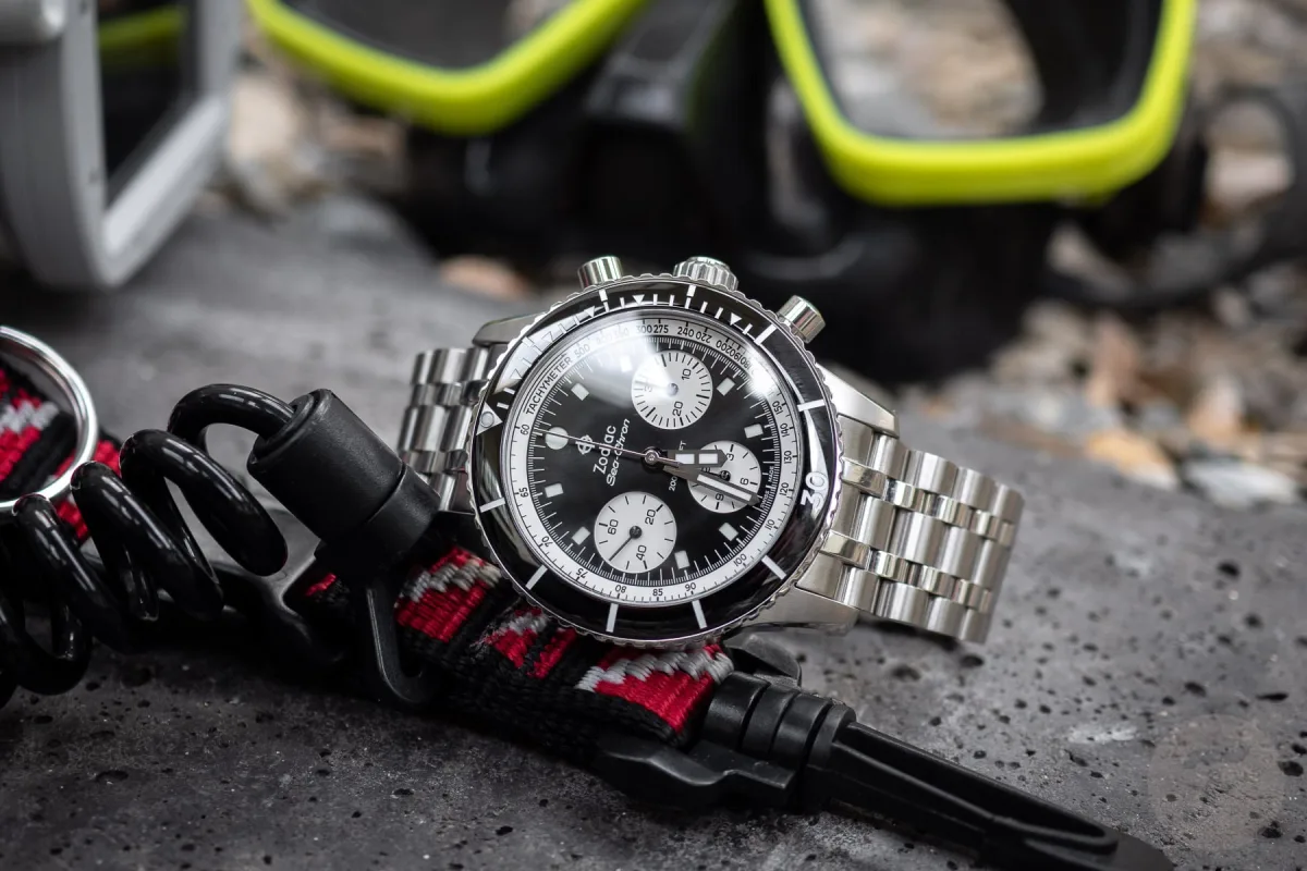 Various diver chronograph watches
