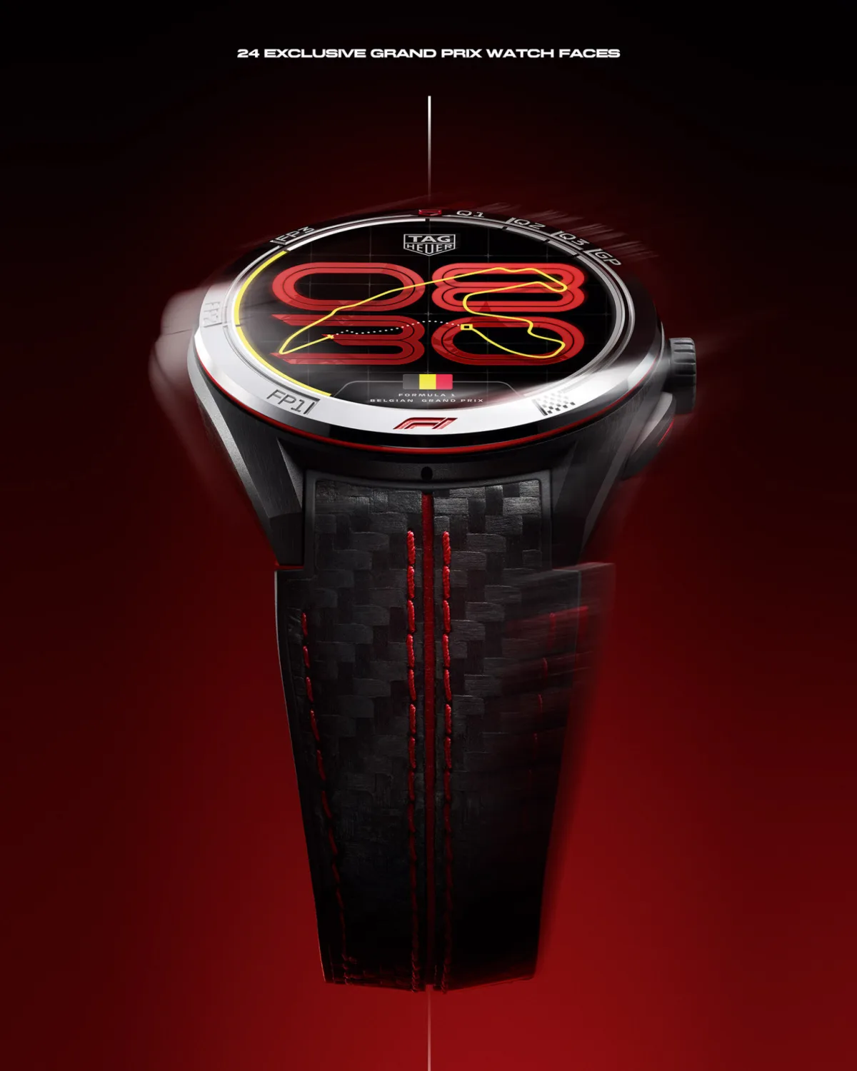 TAG Heuer Connected Calibre E5 45mm x Formula 1 smartwatch