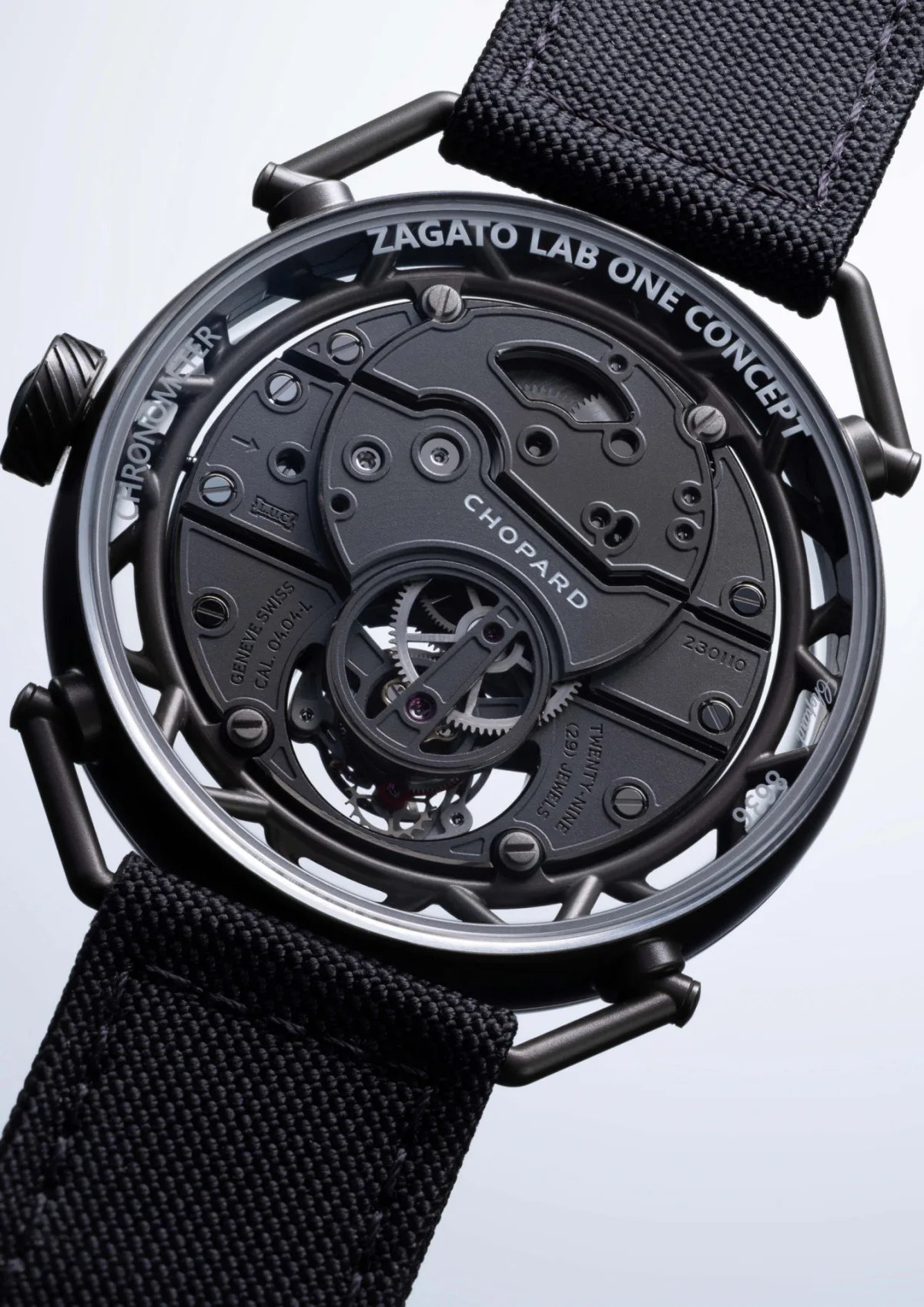 L.U.C 04.04-L caliber movement in Chopard Zagato Lab One