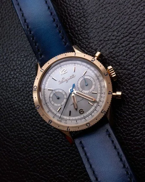 Breguet Type XX Chronographe 2075 solid silver dial
