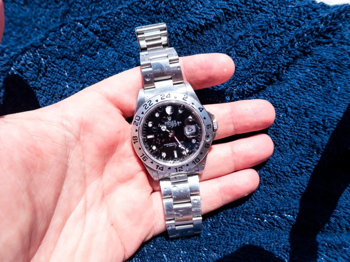 Rolex Explorer II underwater view