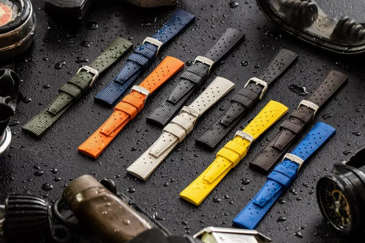 Tropic brand classic rubber watch strap