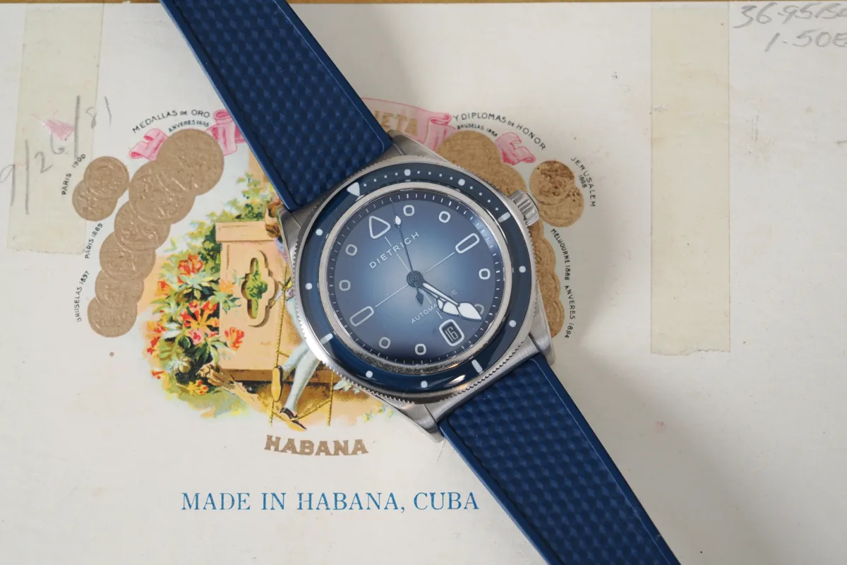 Luxury appeal of modern rubber watch straps