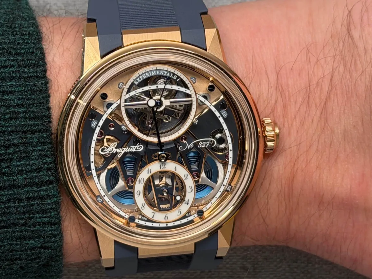 Breguet Experimentale 1 with rubber strap