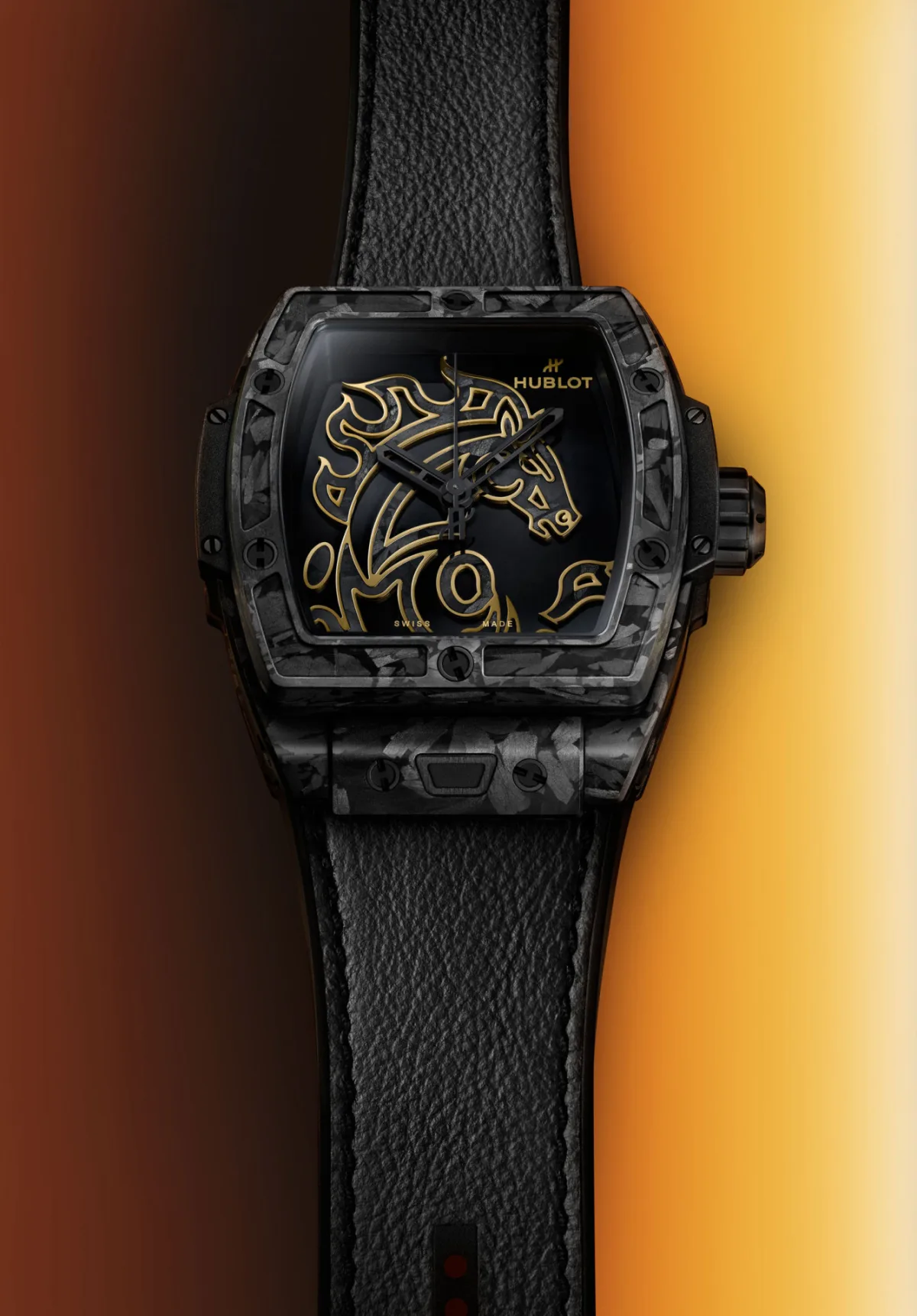 Hublot Spirit Of Big Bang Year Of The Horse watch with carbon mosaic