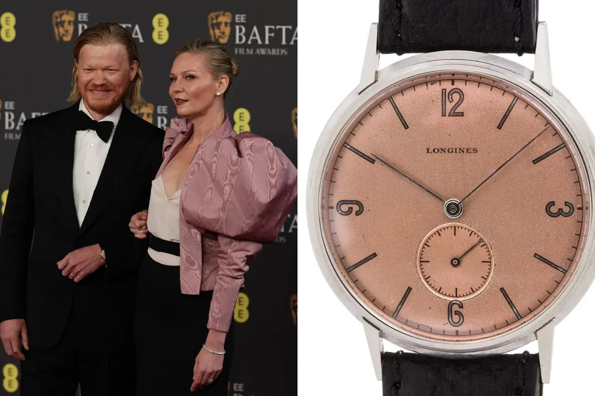 Jesse Plemons wearing Vintage Longines Calatrava