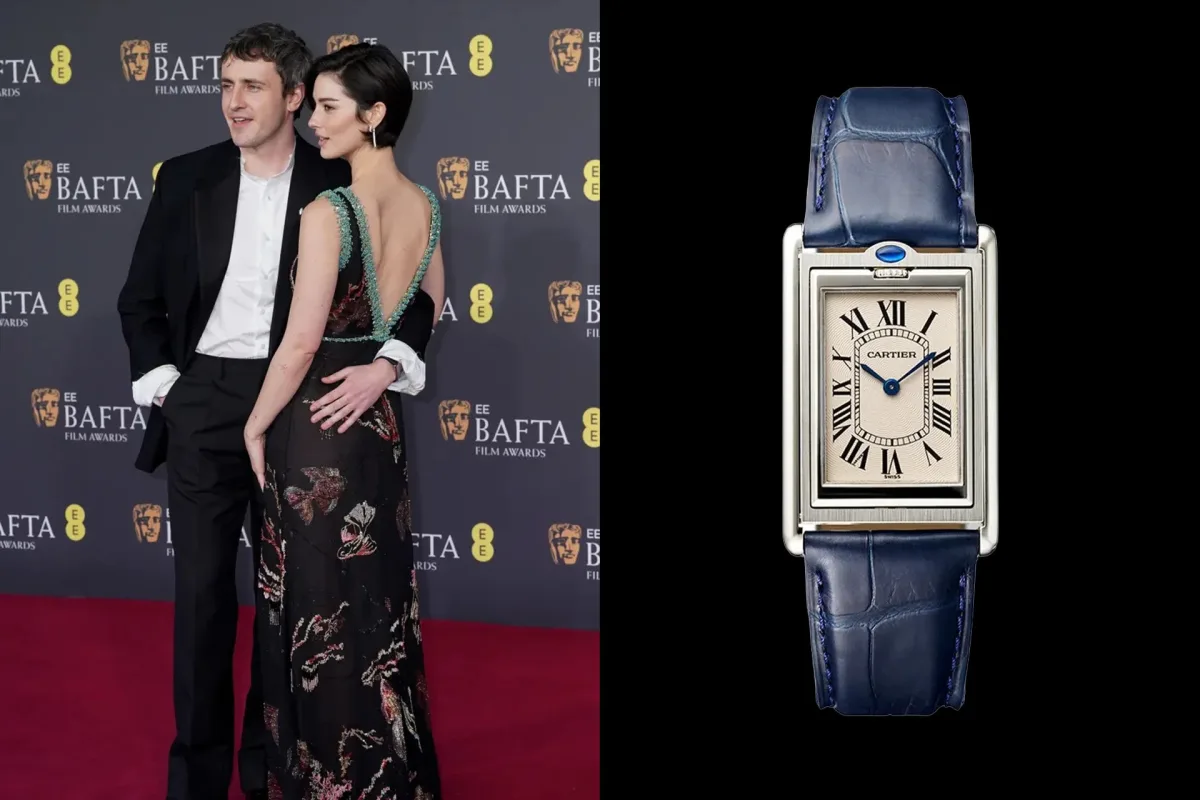 Paul Mescal wearing Cartier Tank Basculante