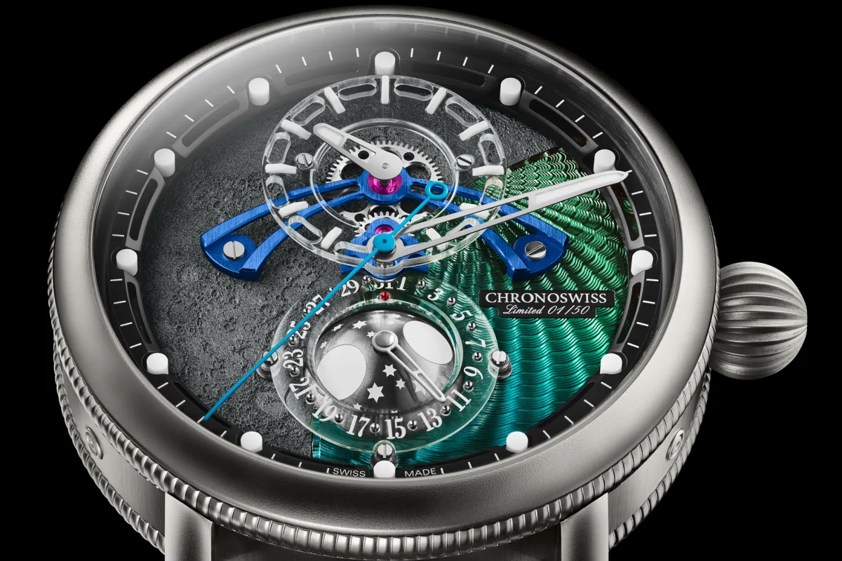 Chronoswiss Space Timer Gravity case and strap