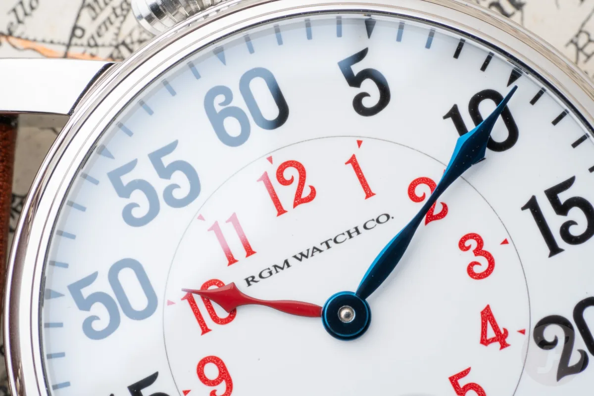 Ferguson-style dial close-up