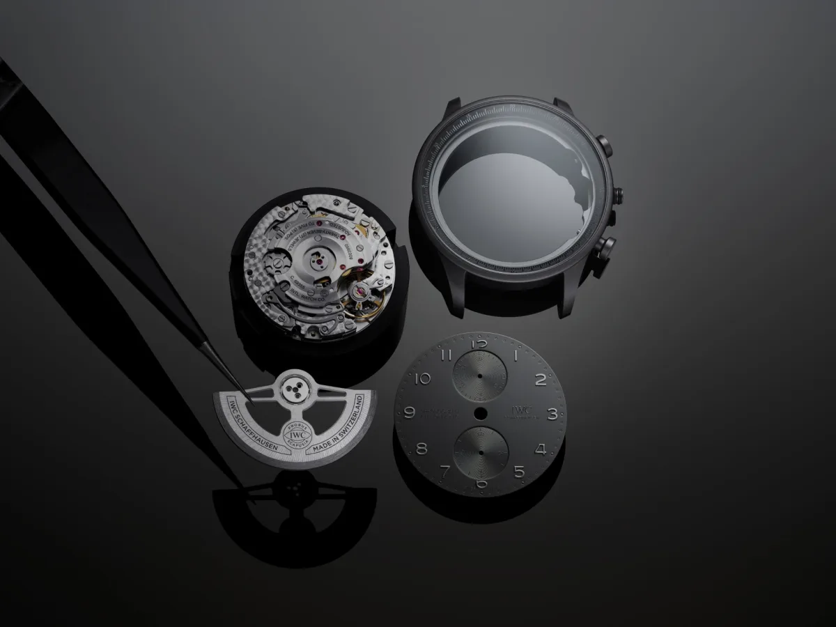 IWC Portugieser Chronograph Ceratanium front view