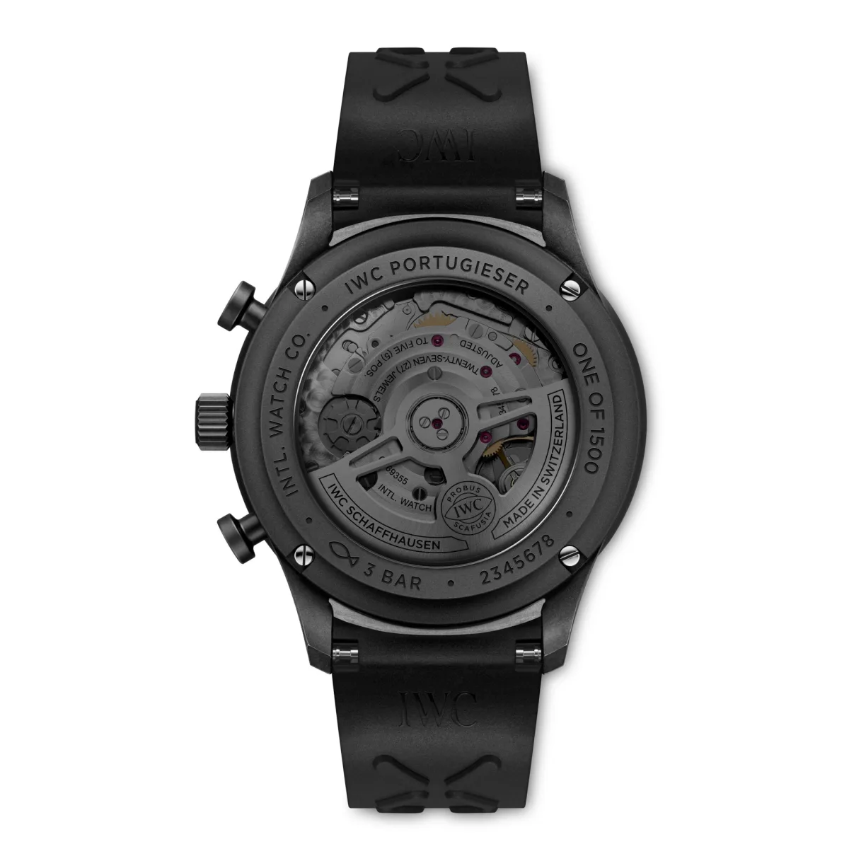 IWC Portugieser Chronograph on rubber strap