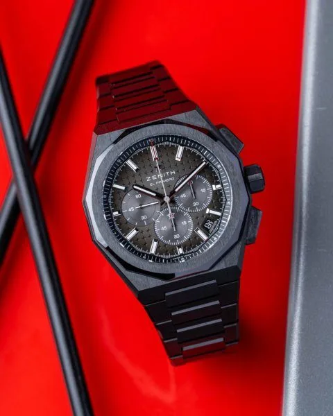 Zenith Defy Skyline Chronograph side view showing case detail