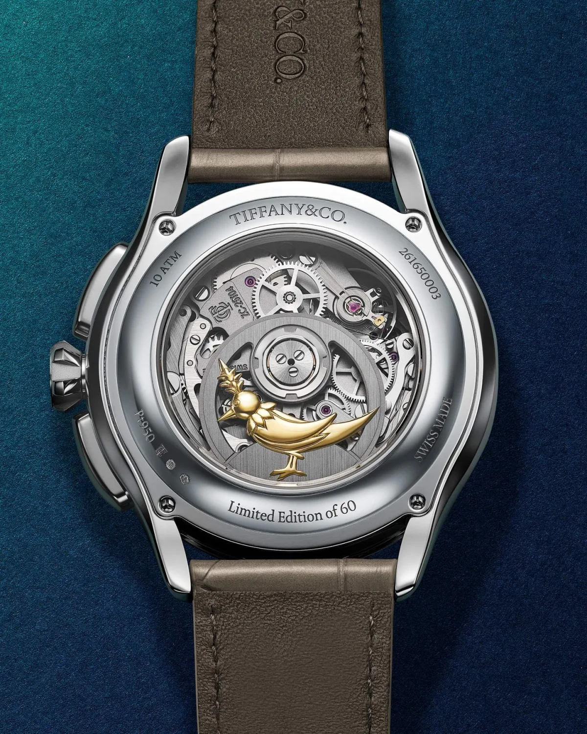 Tiffany & Co. Tiffany Timer showing Zenith El Primero 400 movement.