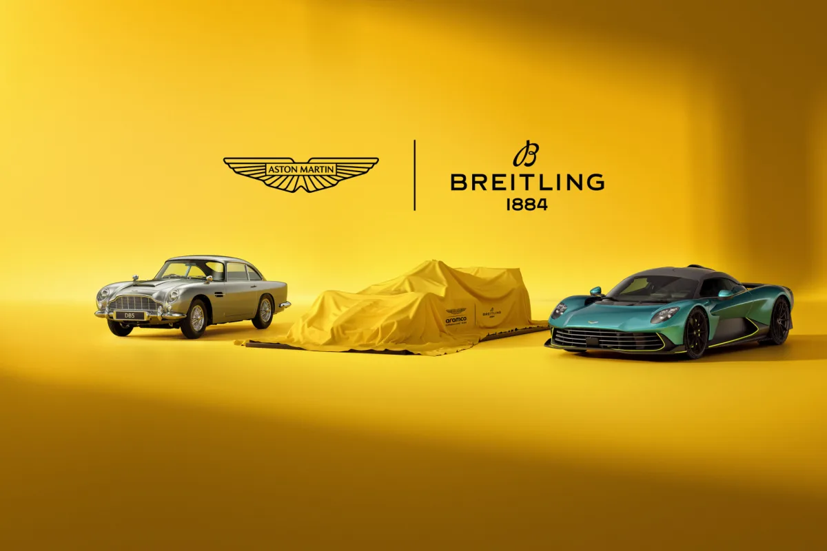 Breitling and Aston Martin partnership announcement