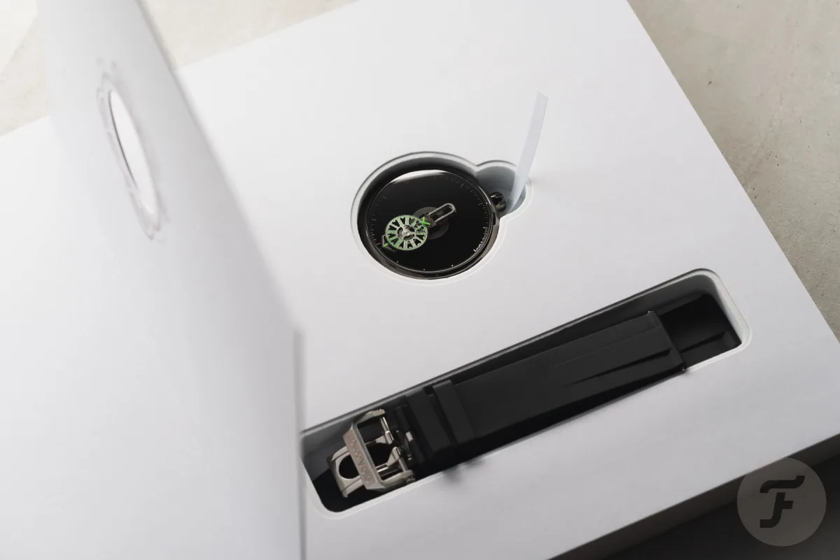 CIGA Design Time Cipher watch packaging and accessories