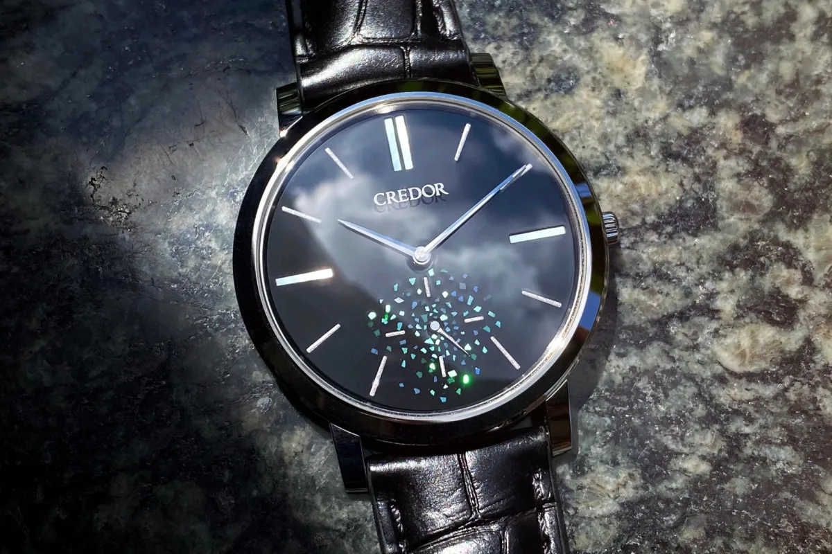 Credor Raden Dial GCBE993, mother-of-pearl starry pattern