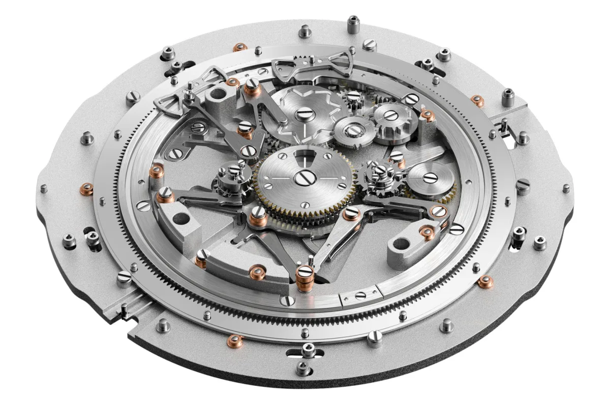 Universal calendar display on the watch's rear