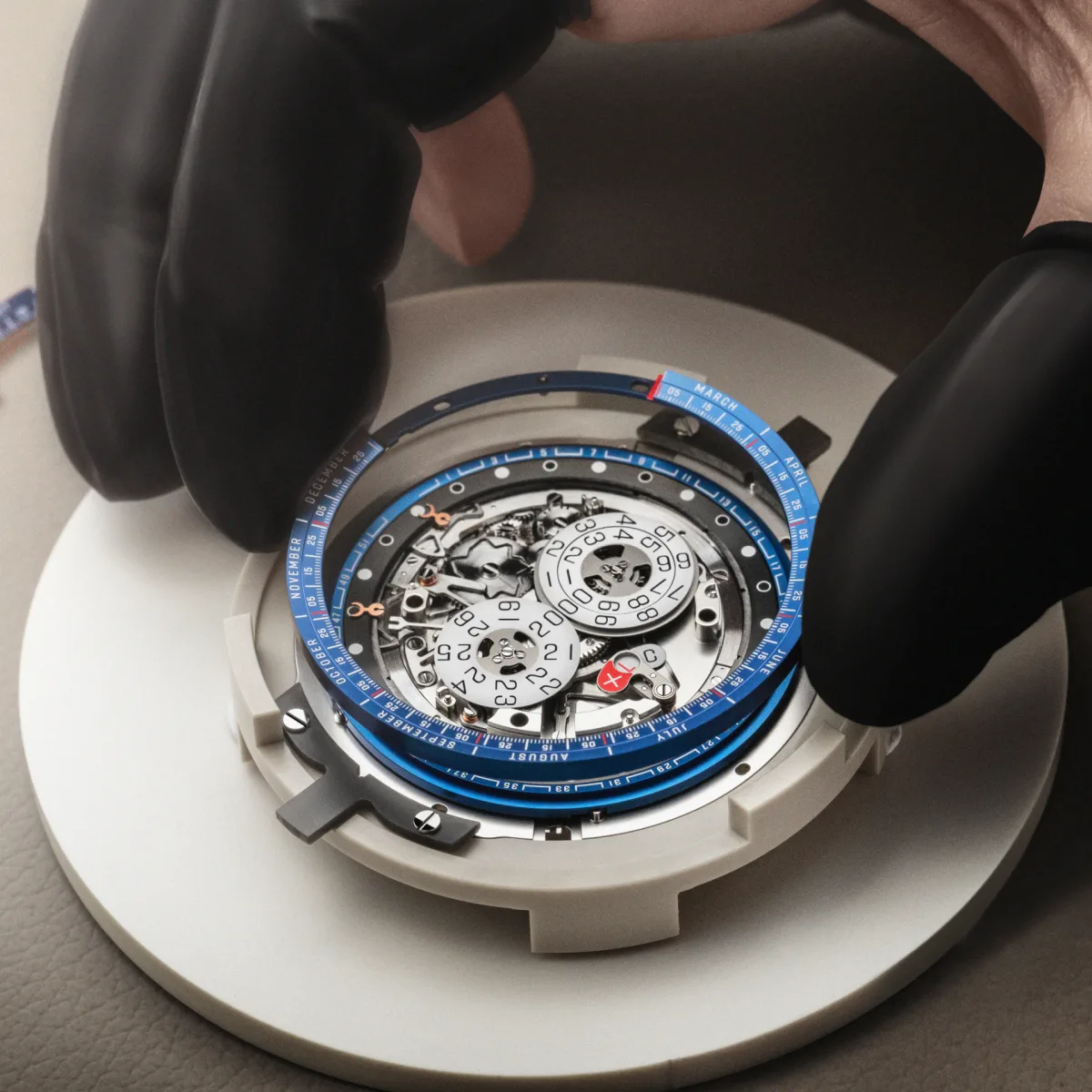 Caliber 1150 mechanism of the pocket watch