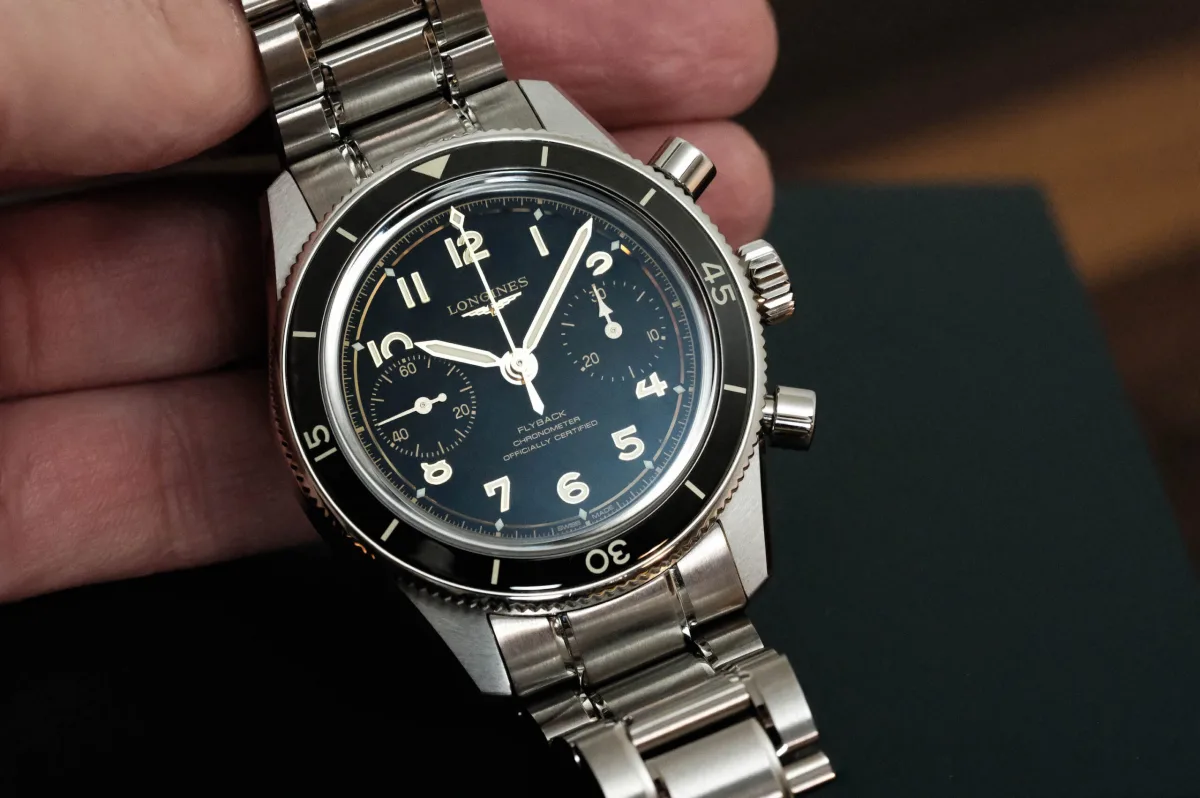 Longines Spirit Pilot Flyback 39.5 watch case redesign