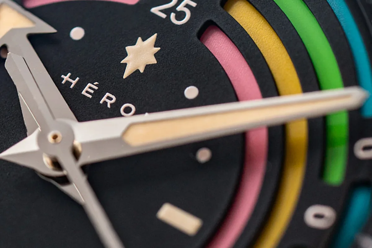 Héron Marinor MkII watch hands with lume