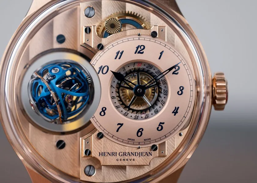 Henri Grandjean & Cie Magician watch with triple tourbillon