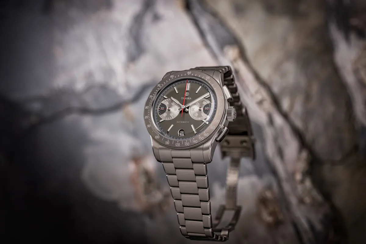 Traska Chronograph with sapphire crystal and water resistance