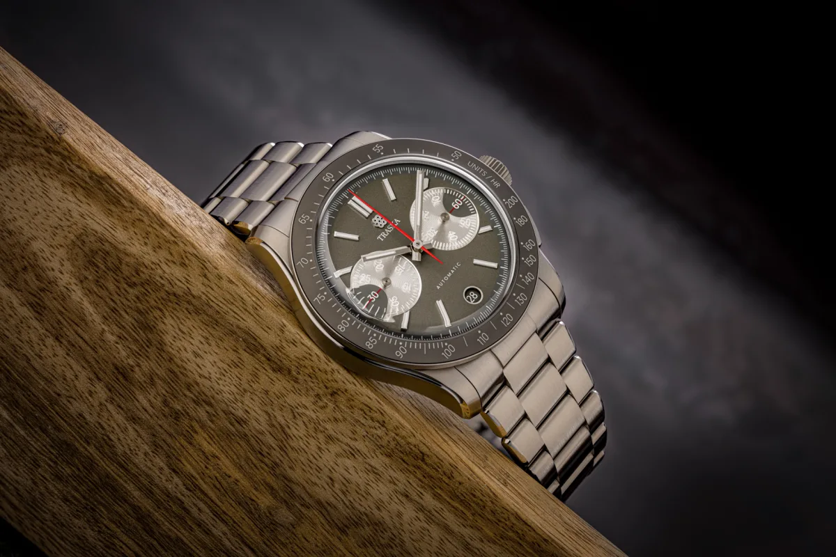 Traska Chronograph bracelet with quick-release spring bars