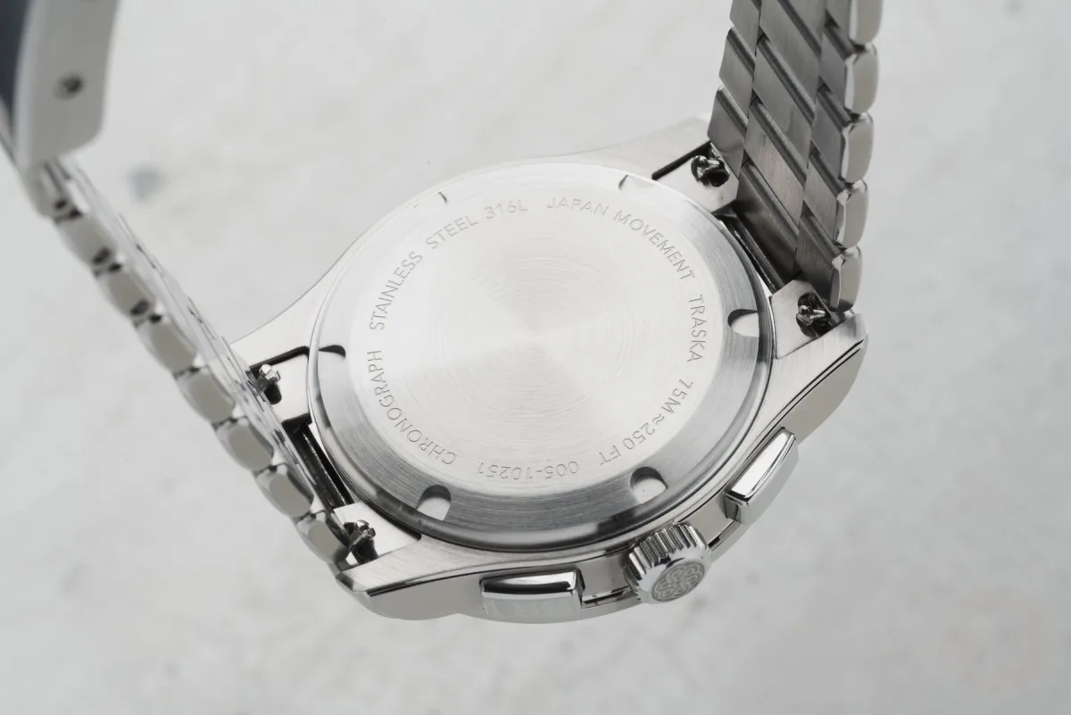 Traska Chronograph development story on website