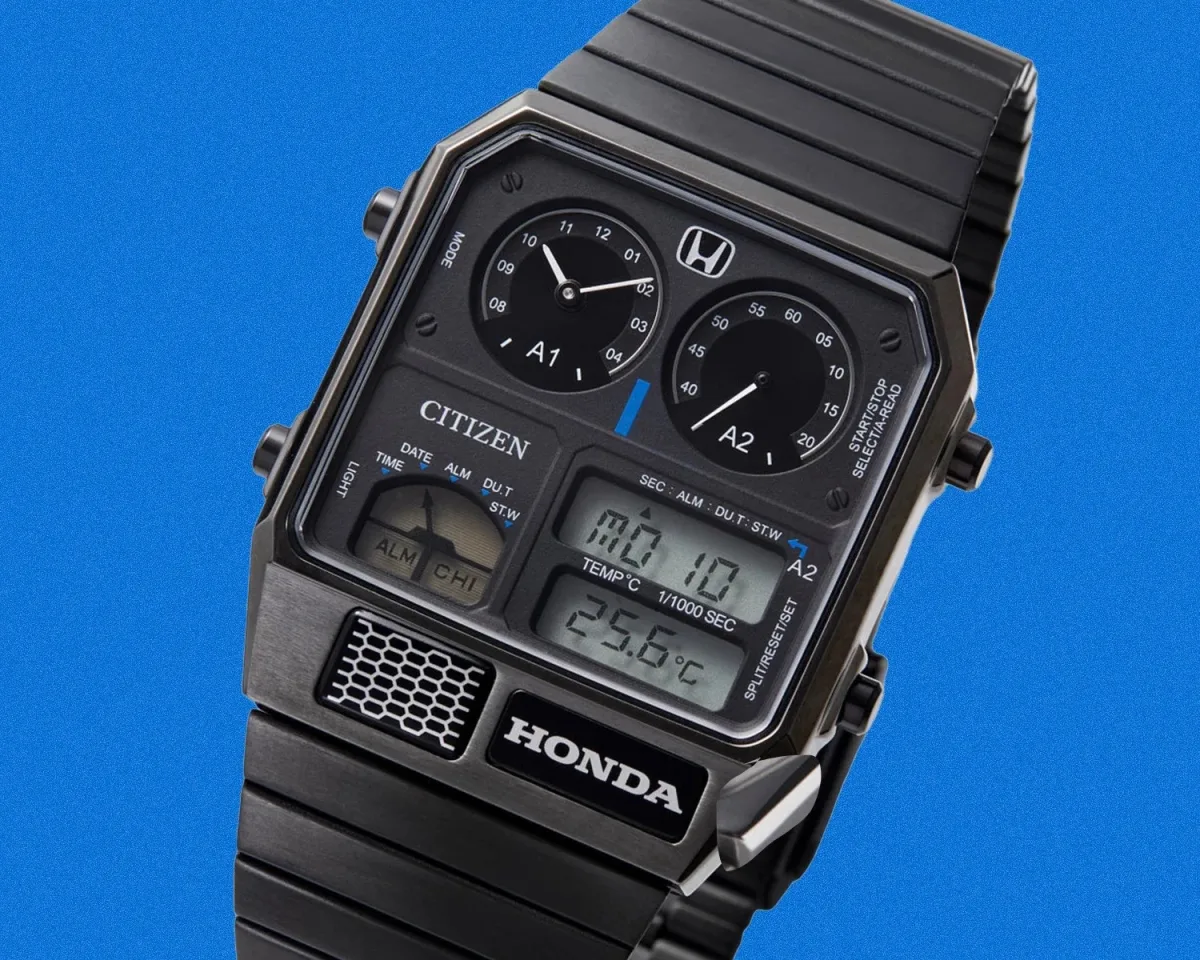 Citizen X Honda Ana-Digi Temp with steel case and quartz movement